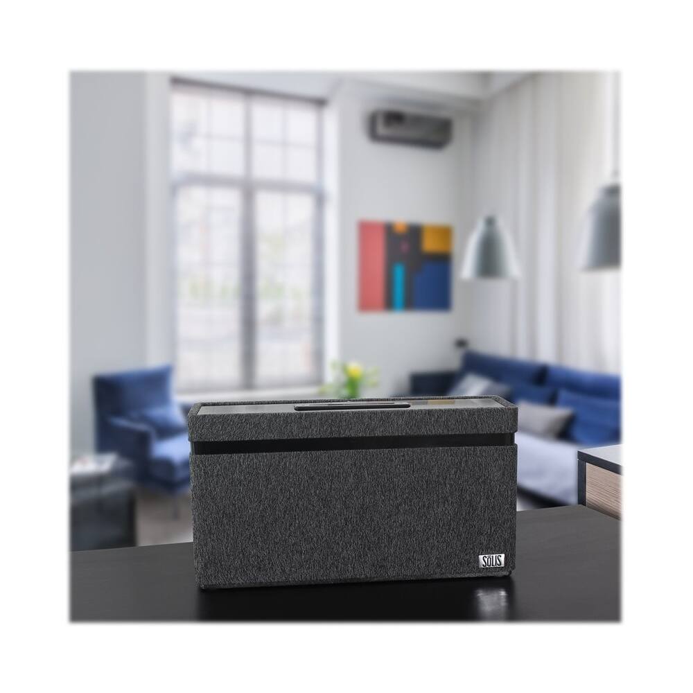 Alt View 14. Solis - SO-3000 Hi-Res Wireless Smart Speaker for Streaming Music with Chromecast Built-In - Gray.