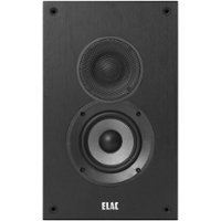 ELAC - Debut 2.0 4" Passive 2-Way Speakers (Pair) - Black Ash - Front_Zoom