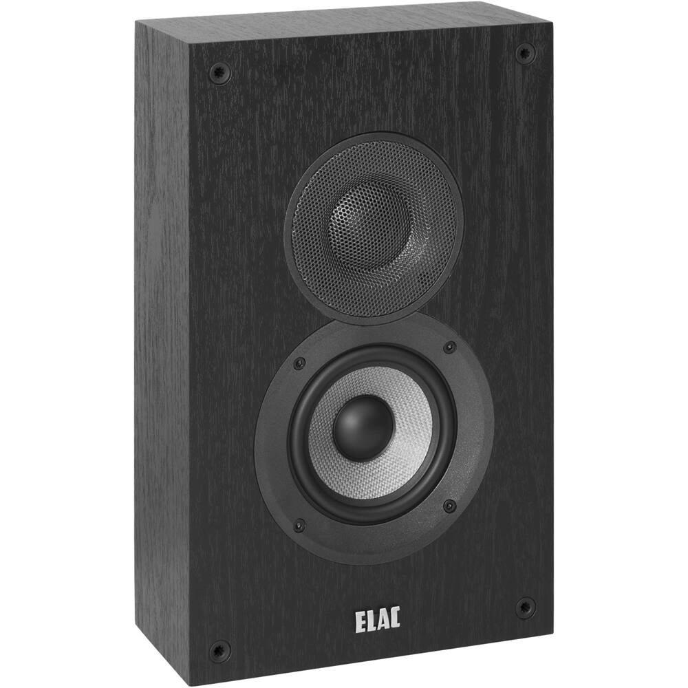 Left. ELAC - Debut 2.0 4" Passive 2-Way Speakers (Pair) - Black Ash.