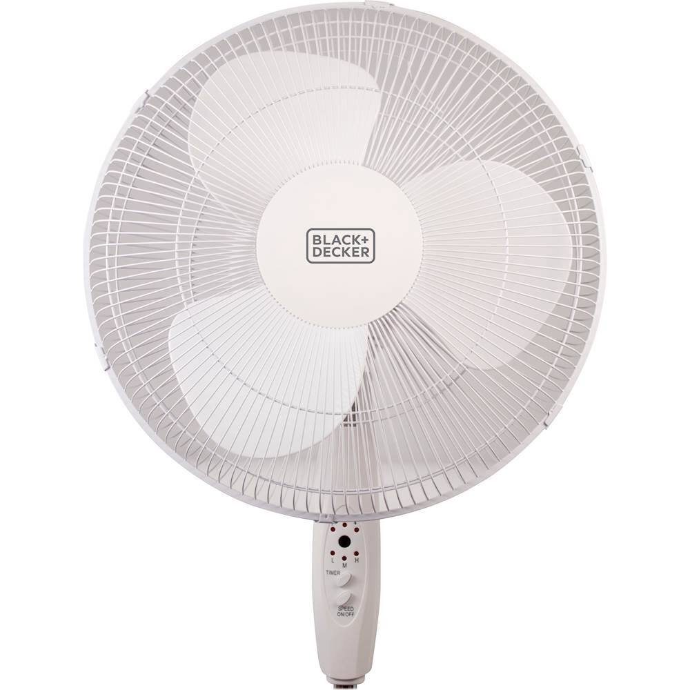 Alt View 11. Black+Decker - 16" Stand Fan - White.