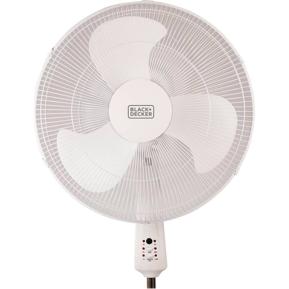 Alt View 11. Black+Decker - 18" Stand Fan - White.