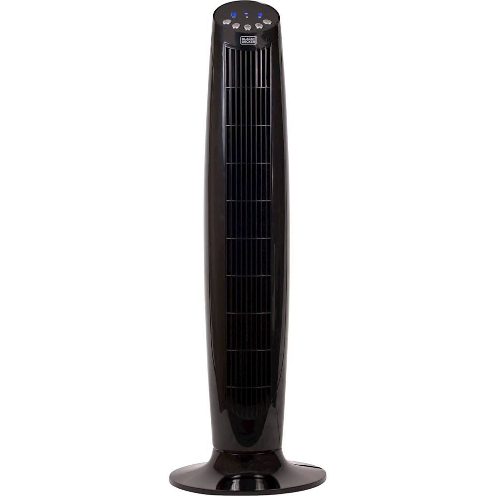 Front. Black+Decker - Digital Tower Fan - Black.
