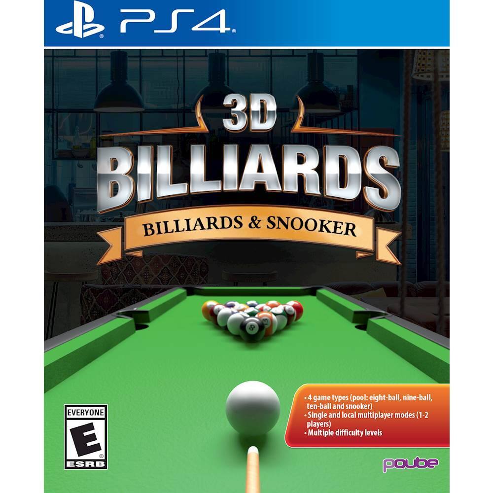 3D BILLIARDS: BILLIARDS & SNOOKER - 3D Billiards: Billiards & Snooker - Ps4  - SONY