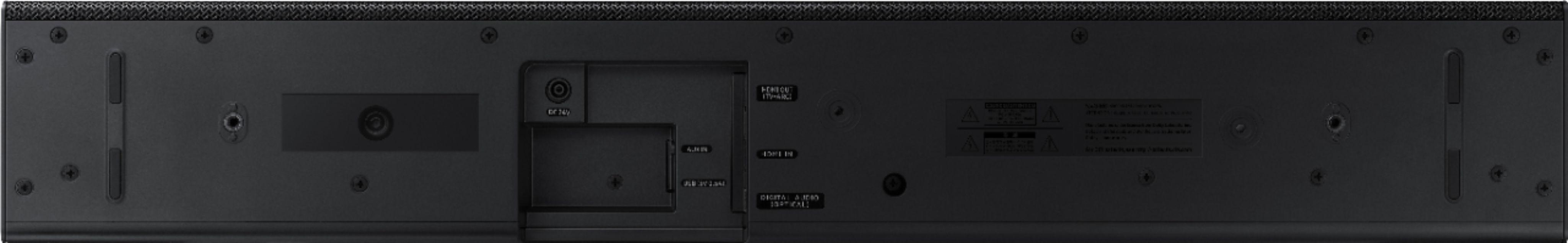Back View: Samsung - 2.0-Channel Soundbar with Digital Amplifier - Black