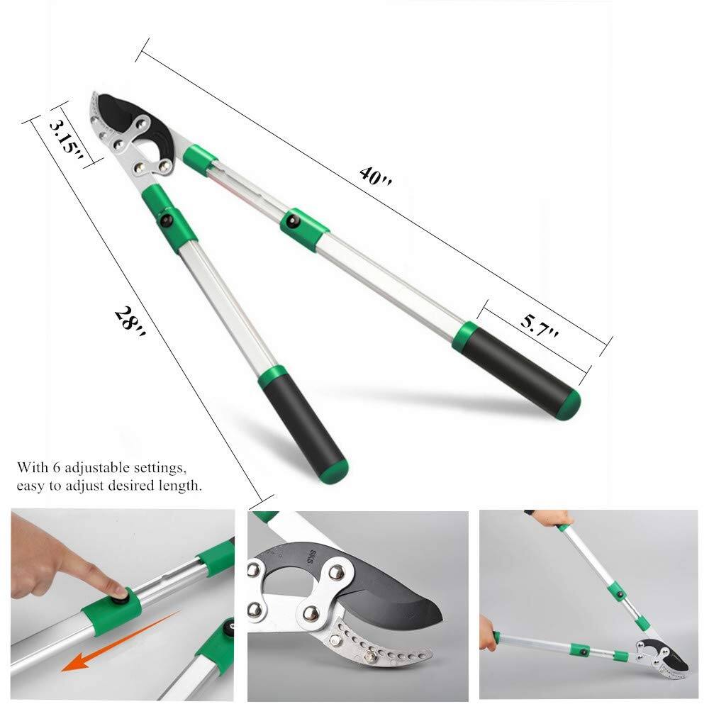 3.15" 40" 28" 5.7"  
With 6 adjustable settings, easy to adjust desired length.  
SKS