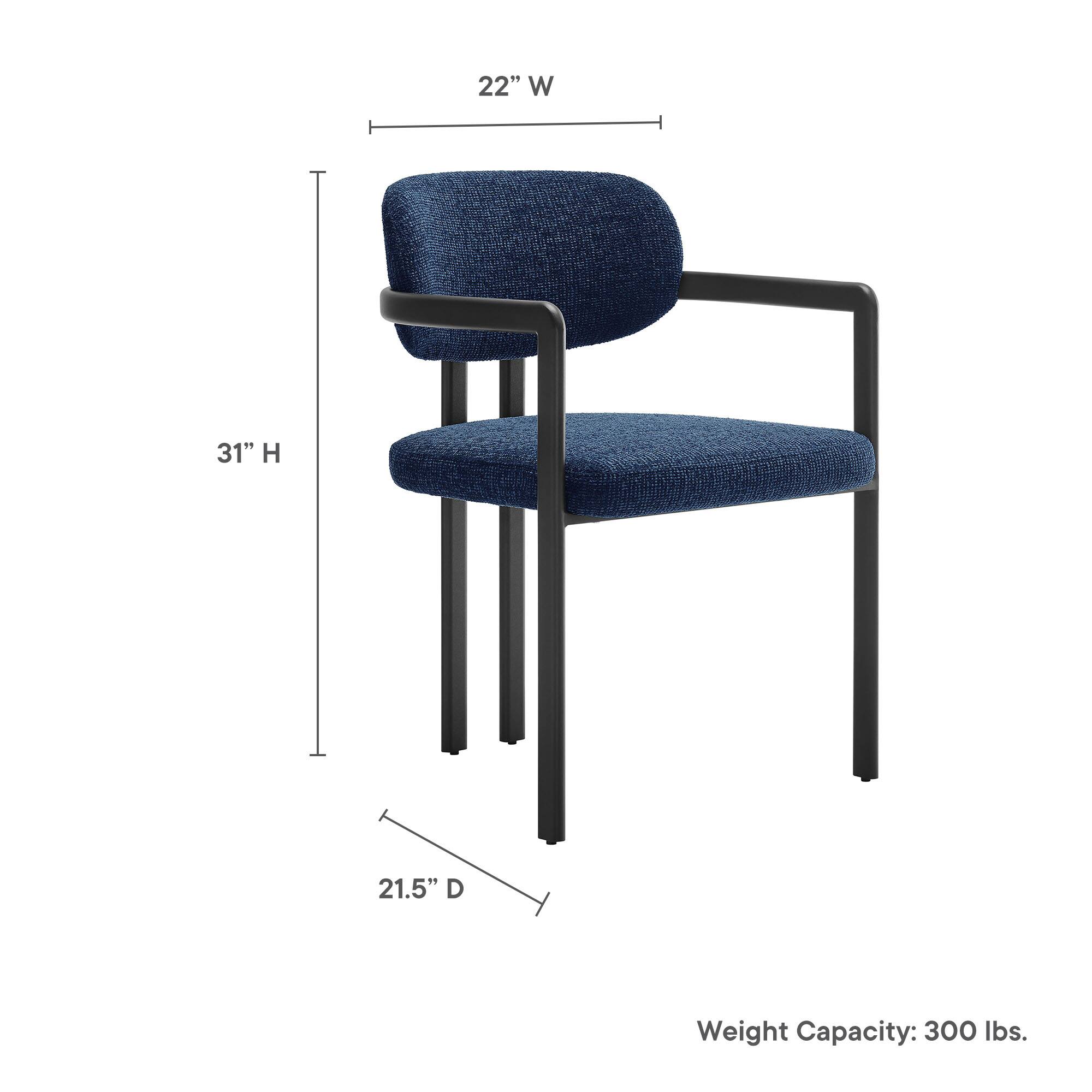 22" W x 31" H x 21.5" D  
Weight Capacity: 300 lbs.