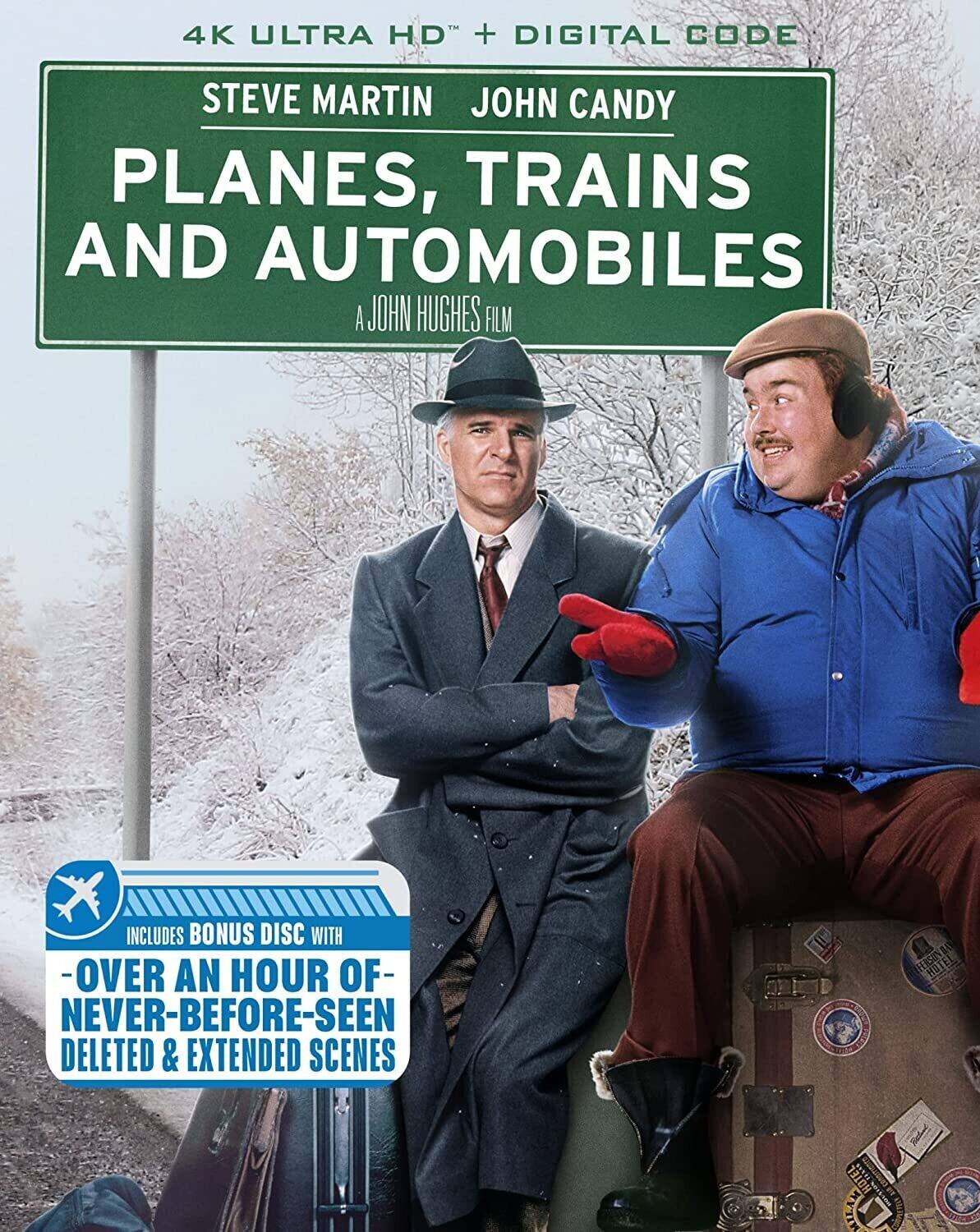 Front. Planes, Trains and Automobiles - 4K Blu-Ray.