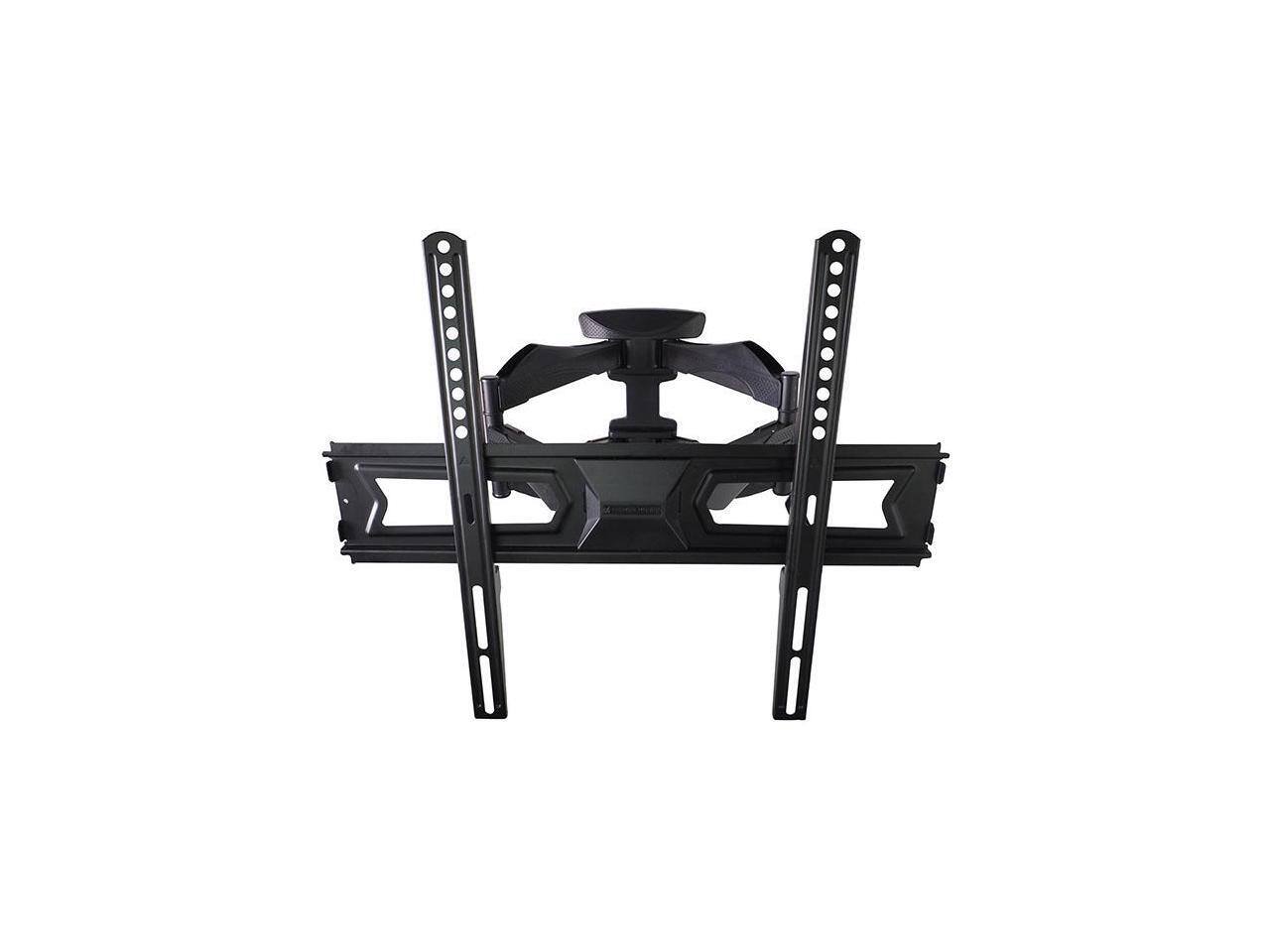 Front. Premier Mounts - PREMIER MOUNTS AM65 LOW-PROFILE SNGLE STUD DUAL ARM - Black.
