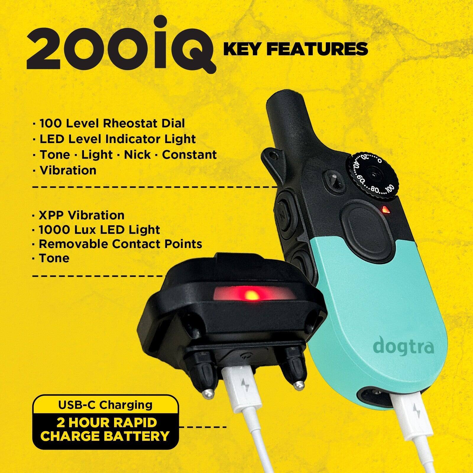 200iQ KEY FEATURES

- 100 Level Rheostat Dial
- LED Level Indicator Light
- Tone - Light - Nick - Constant Vibration
- XPP Vibration
- 1000 Lux LED Light
- Removable Contact Points
- Tone

USB-C Charging
2 HOUR RAPID CHARGE BATTERY