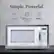 Simple. Powerful.
1.1 cu.ft
10 power levels
1000 W
FARBERWARE