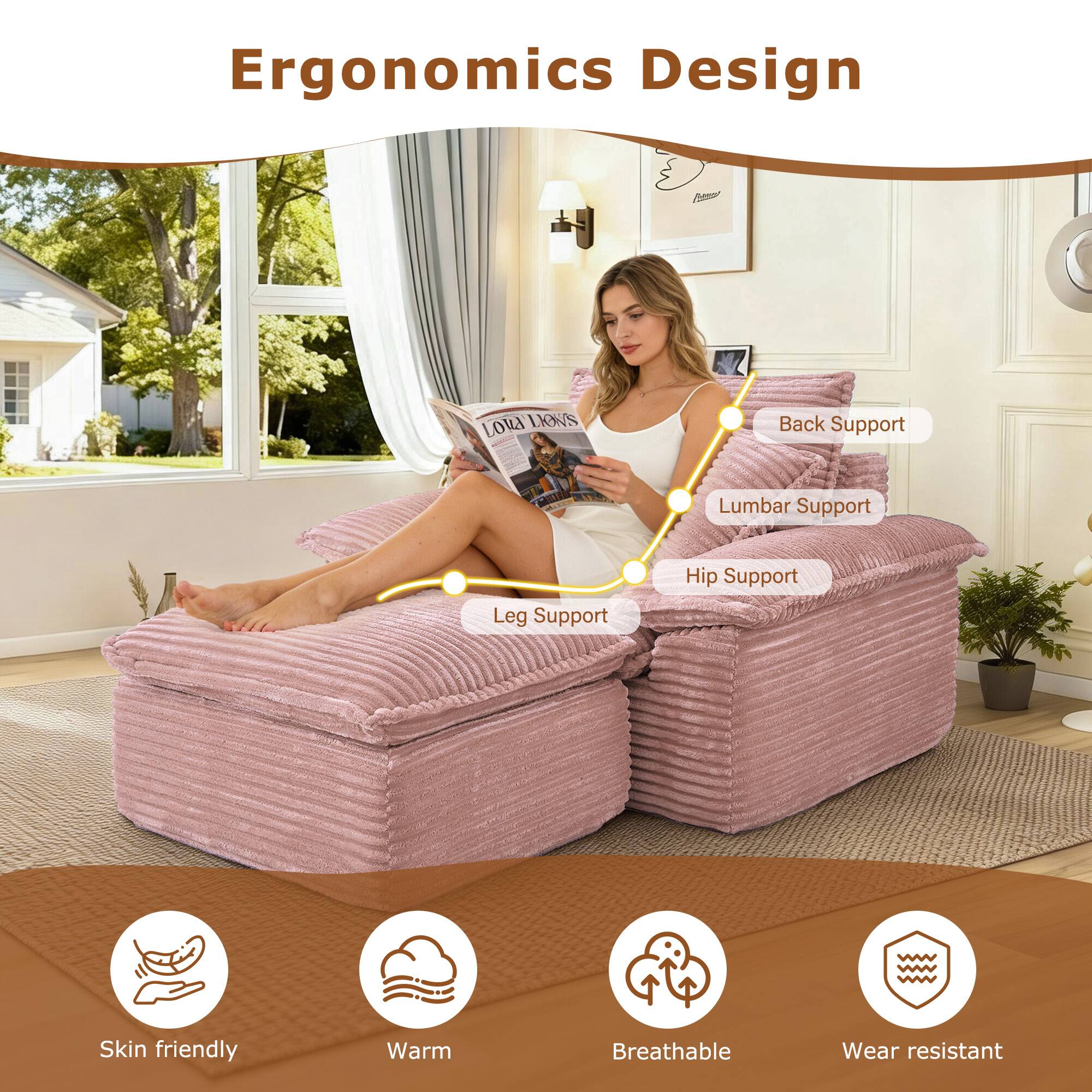 Ergonomics Design

LOVA LIONS

Back Support
Lumbar Support
Hip Support
Leg Support

Skin friendly
Warm
Breathable
Wear resistant
