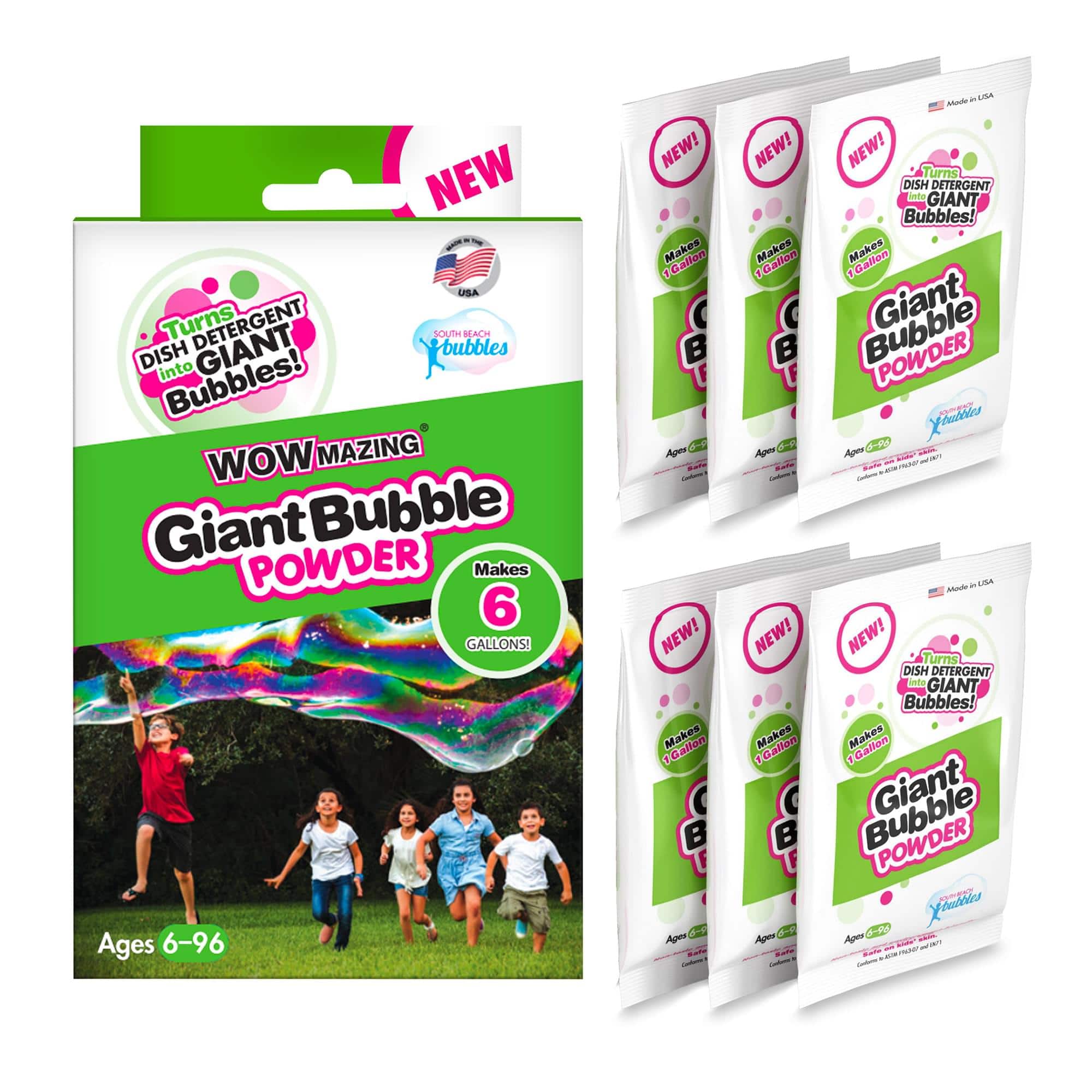 South Beach Bubbles - WOWmazing Giant Bubble Powder Refill - Blue price history on PriceWatchPro