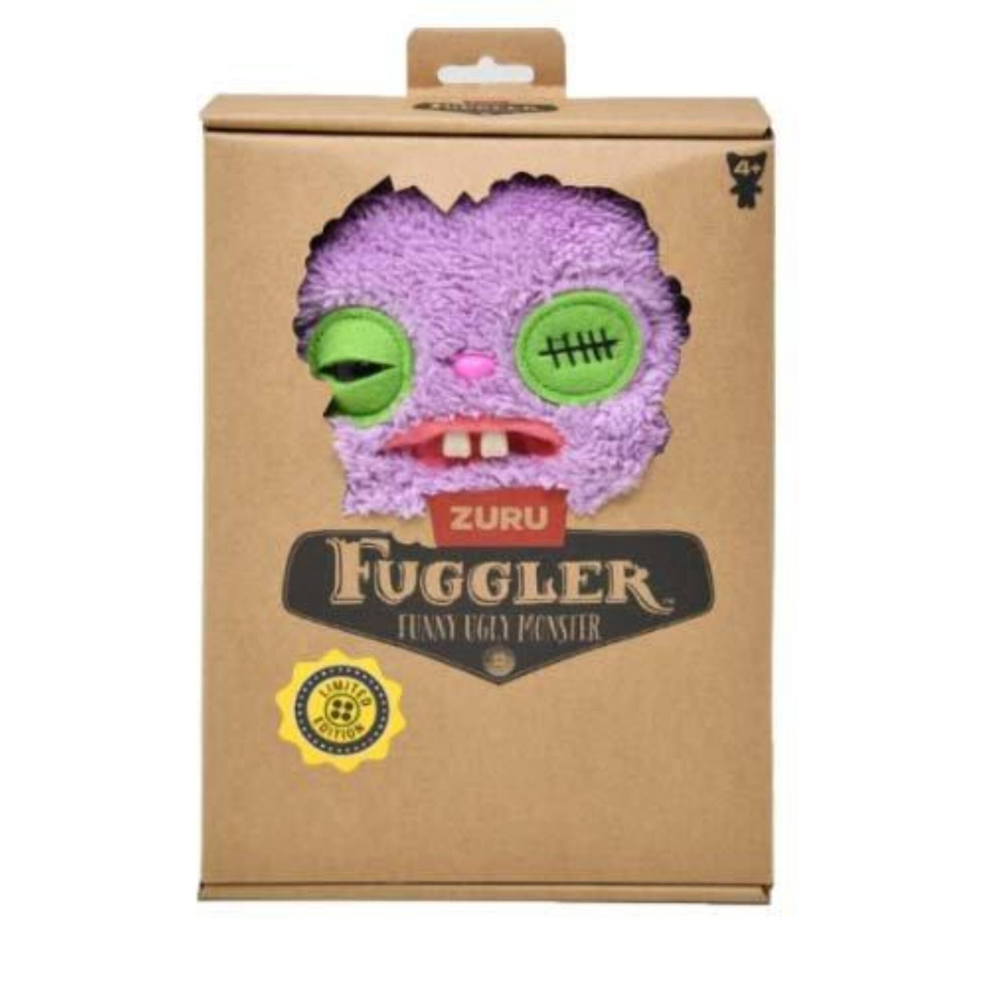 Zuru Fuggler Limited Edition Light Funny Ugly Monster Plush Toy 9 Inch - Purple