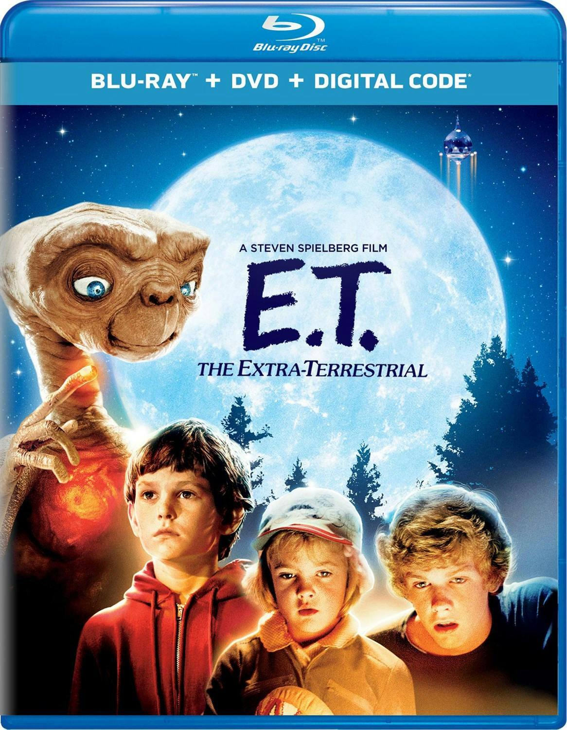 Front. E.T. The Extra Terrestrial (DVD + Digital) [Blu-ray].