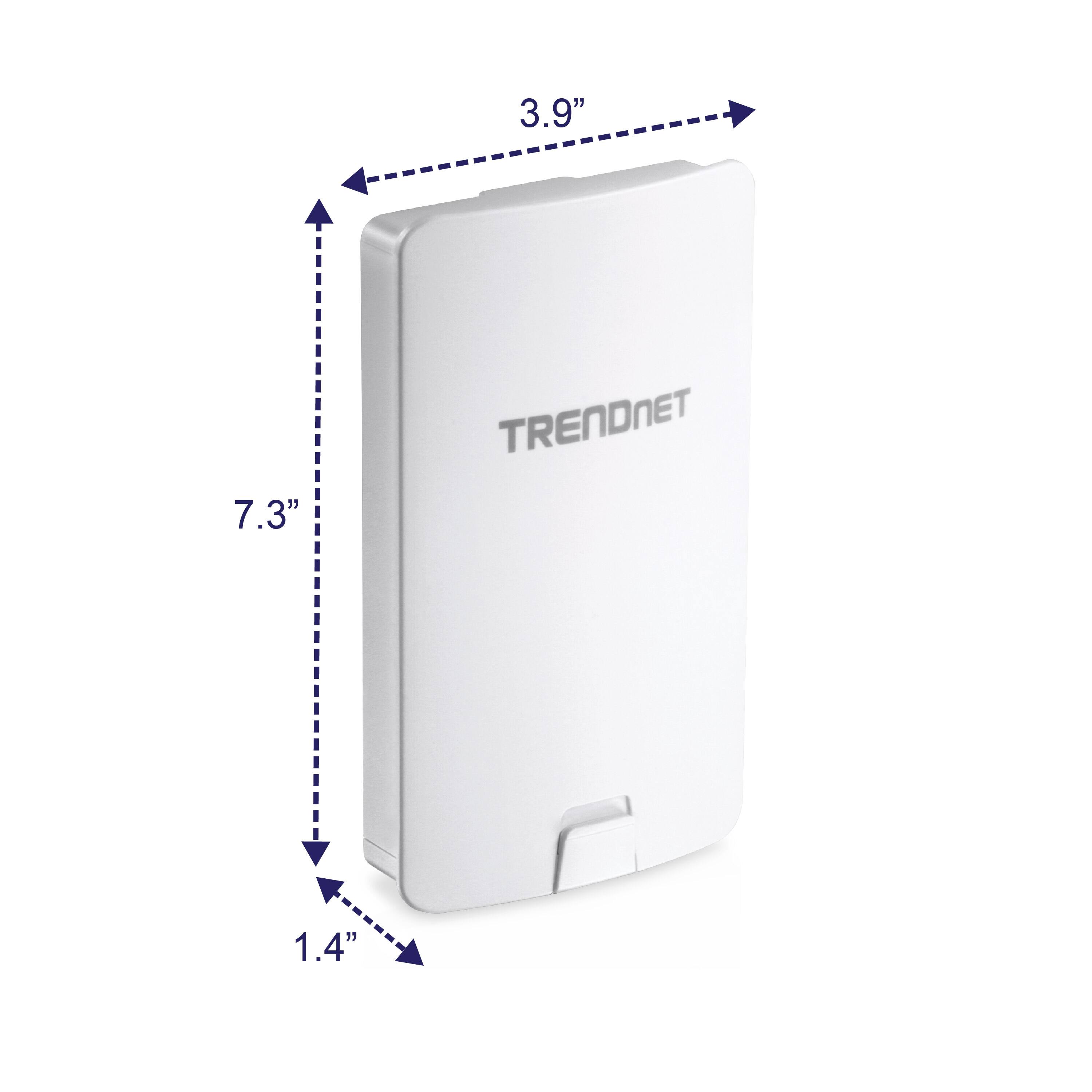3.9" 7.3" TRENDNET 1.4"