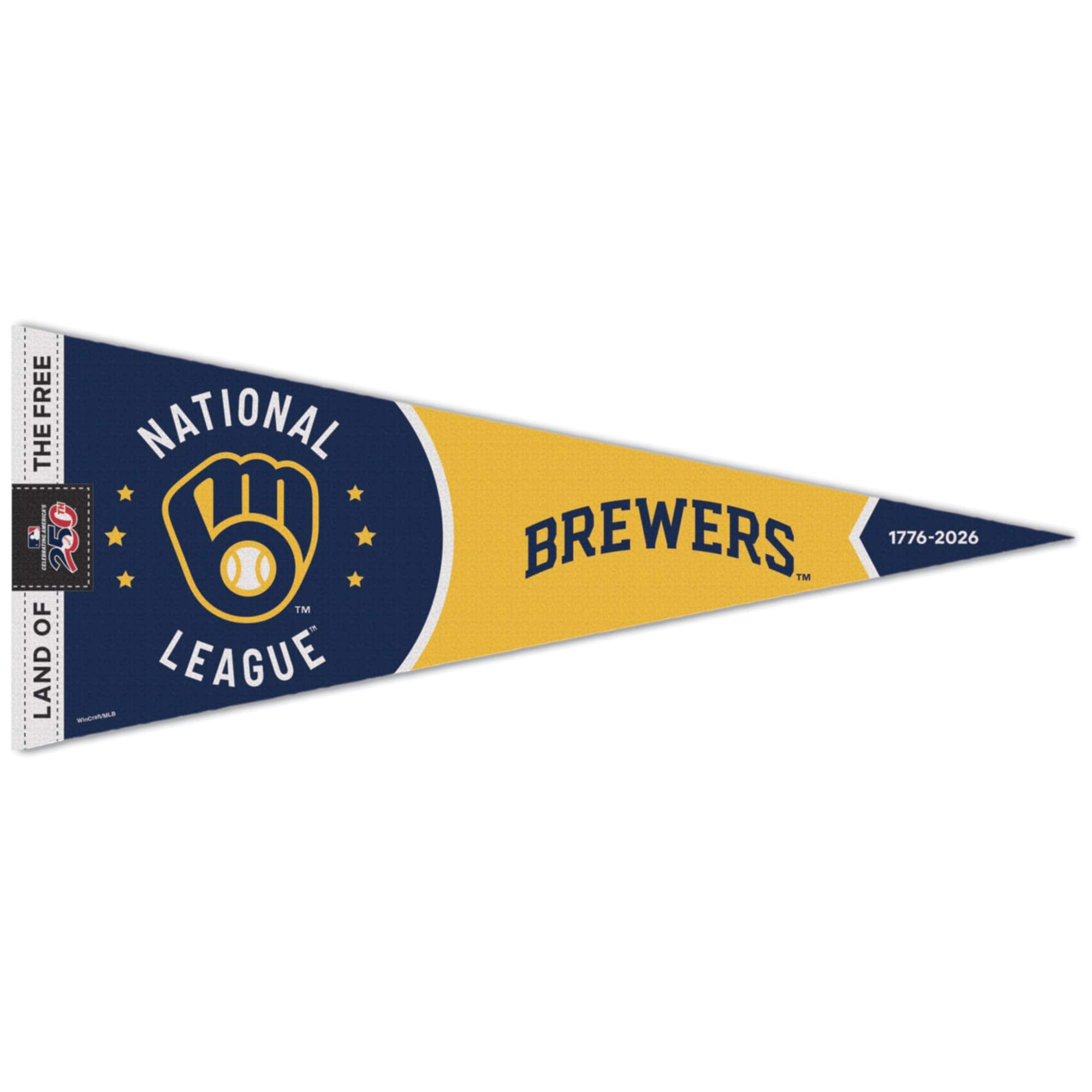 "WinCraft - 12"" x 30"" America 250 Premium Pennant - Multicolor" price history on PriceWatchPro