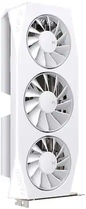 XFX - Mercury AMD Radeon RX 9060XT OC Gaming Edition 16GB GDDR6 PCI Express 5.0 Gaming Graphics Card - White