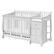 Front. Storkcraft - Portofino 5-in-1 Convertible Crib and Changer - White.