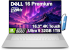 DELL 16 Premium 120Hz
LS Computers 16.3" 4K Touch GEFORCE RTX NVIDIA 5060 Ultra 9 32GB 1TB
