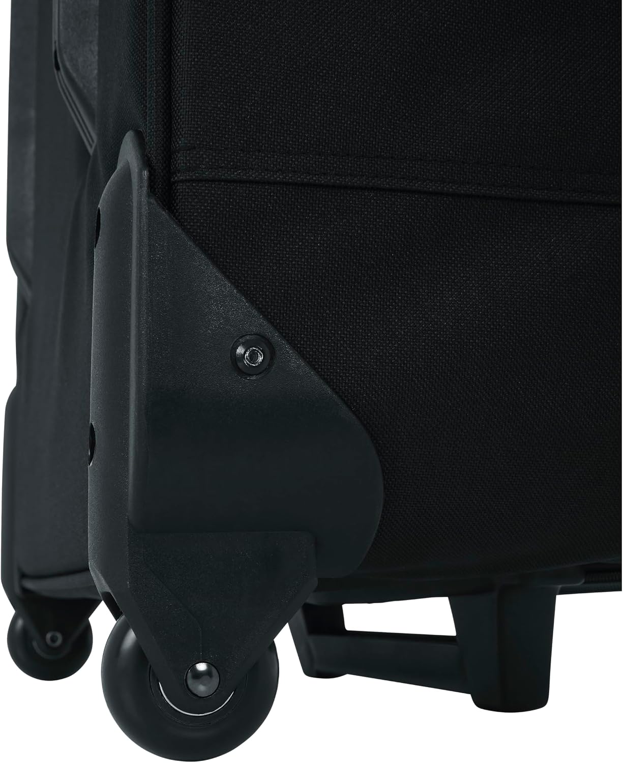 Left. Gator - Semi-Rigid 76-Key Keyboard Case, Durable 600D Nylon Exterior, Polyethylene-Reinforced Frame & Soft Foam Tricot Interior - Black.