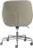 Alt View 17. Finch - Forester Modern Bonded Leather Office Chair - Silver/Cream.