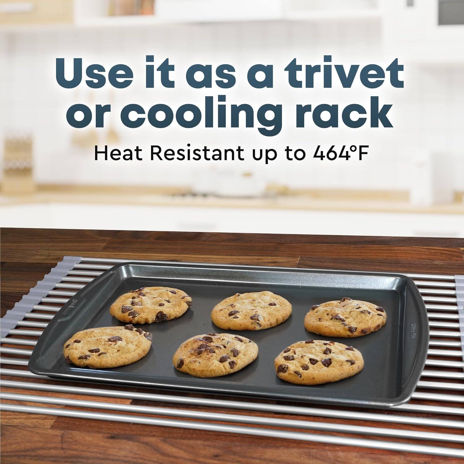 Use it as a trivet or cooling rack  
Heat Resistant up to 464°F
