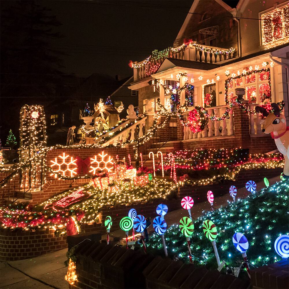 Alt View 5. Fosmon - [ETL Listed]2x Digital Timer Outlet Outdoor Waterproof,Timer Plug Outlet 24 Hour Programmable for Lights and Electrical - Black.