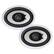 Angle. PYLE - Pyle 6x9 Inch Dual Marine Speakers - 2 Way - Black.