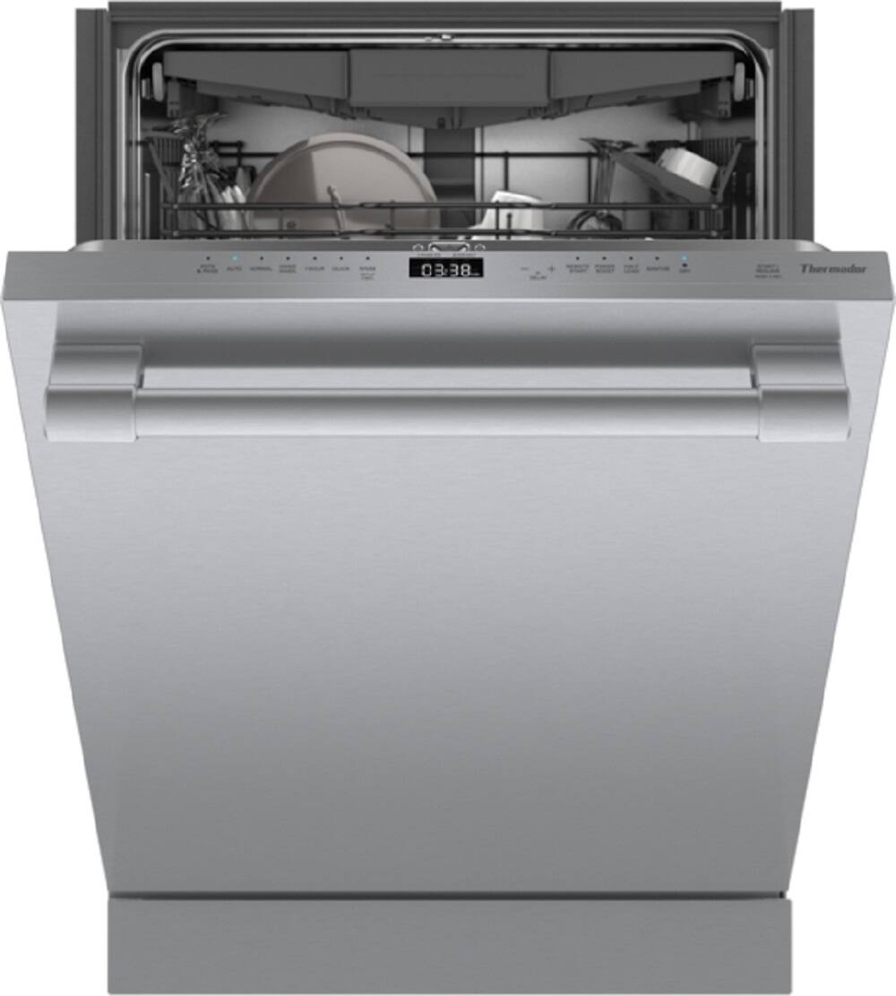 Alt View 2. Thermador - Sapphire 24" Top Control Smart Built-In Stainless Steel Tub Dishwasher with 3rd Rack and Professional Handle, 44 dba - Stainless steel.
