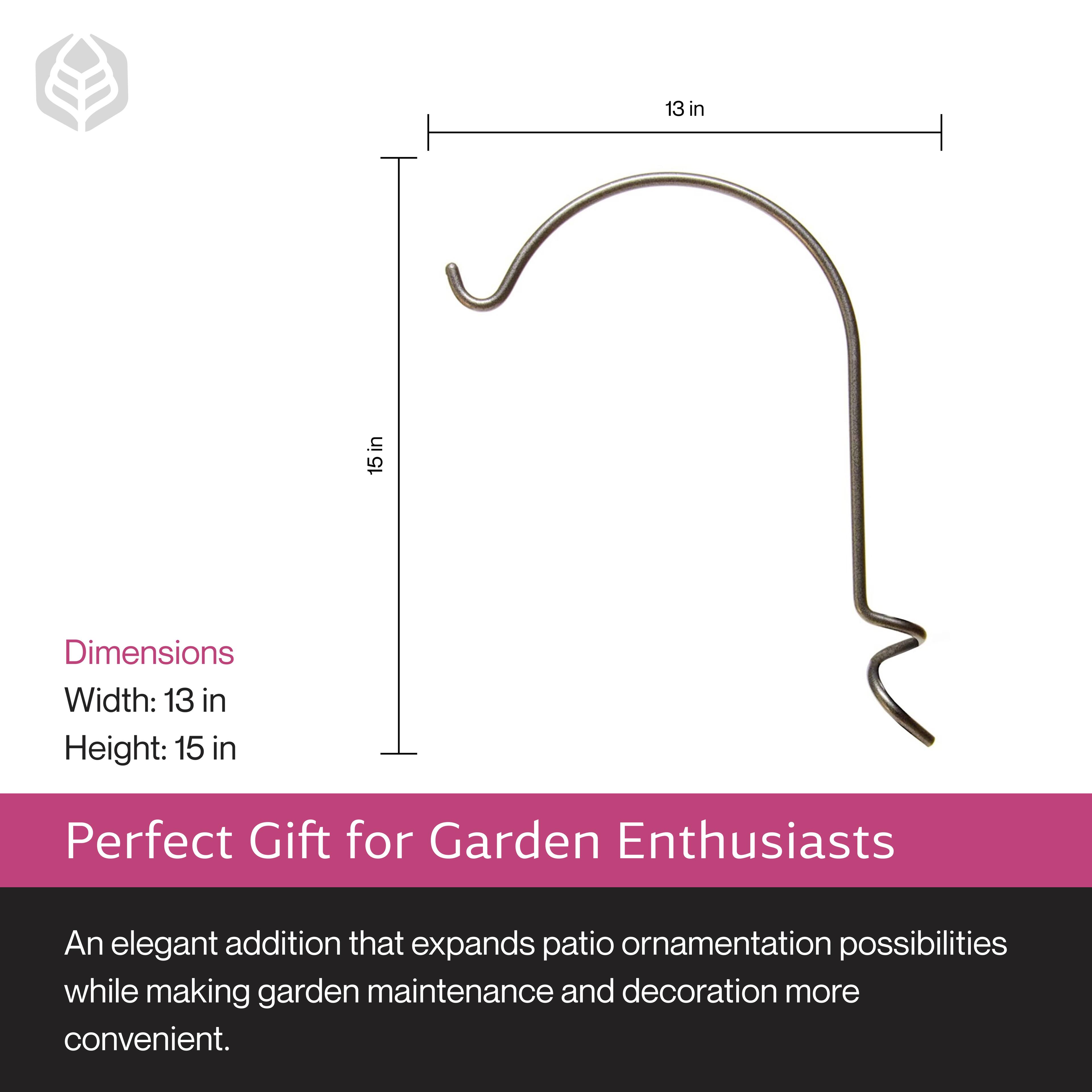 Dimensions  
Width: 13 in  
Height: 15 in  

Perfect Gift for Garden Enthusiasts  

An elegant addition that expands patio ornamentation possibilities while making garden maintenance and decoration more convenient.