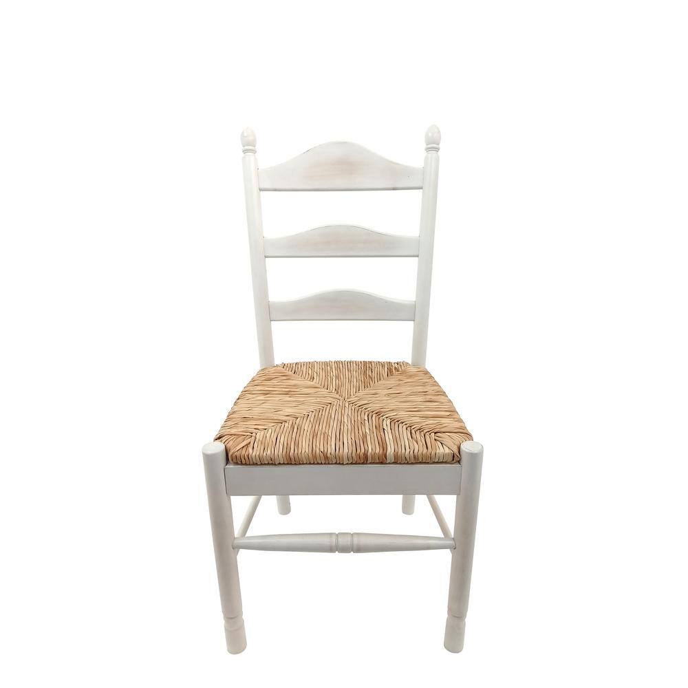 Alt View 1. Carolina Chair & Table - Vera Dining Chair - Whitewash - White.