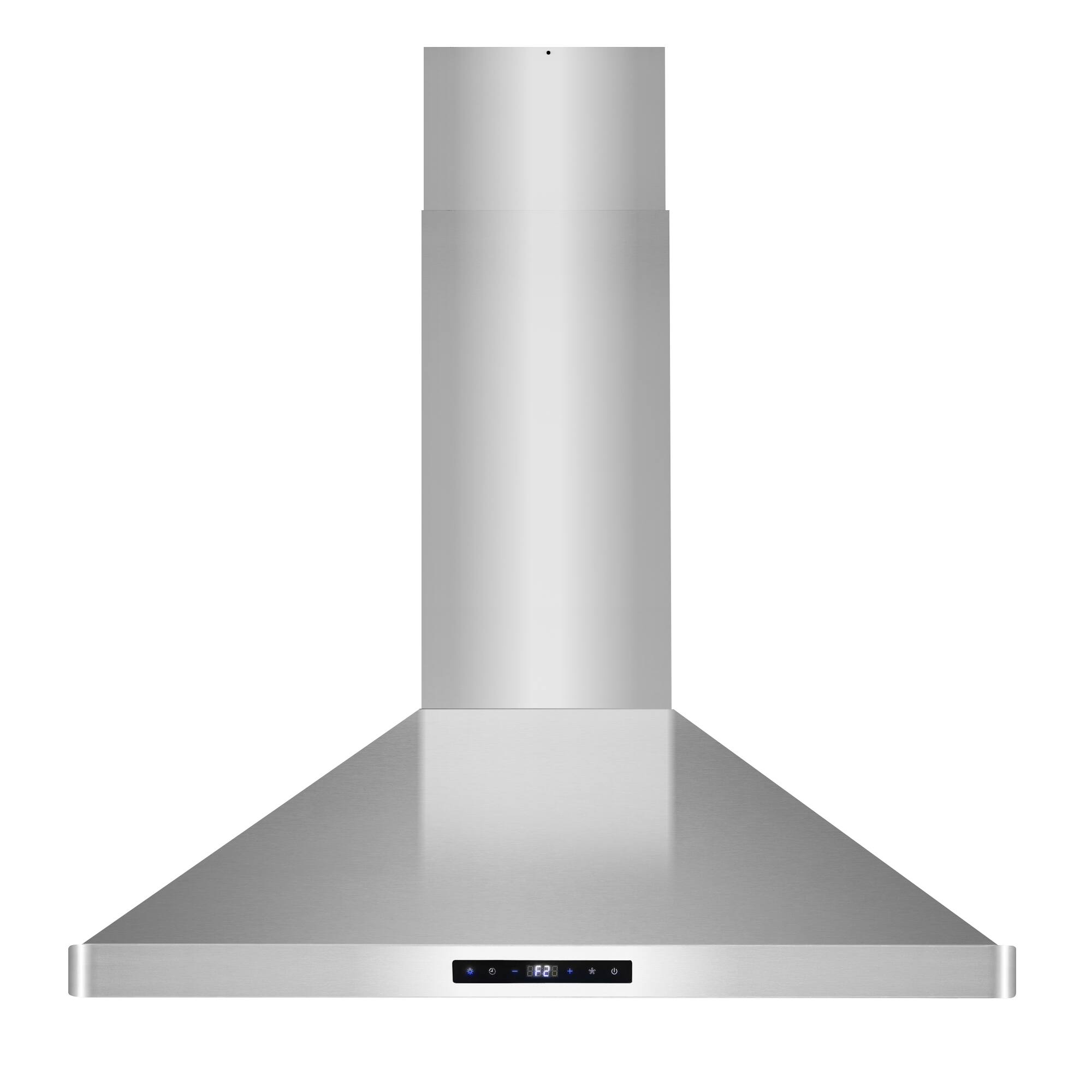 Alt View 1. COSMO - COS-63ISS90 36 in. Lumin Collection 380 CFM Ducted Island Range Hood, Soft Touch Controls, LED Lights - Stainless Steel.