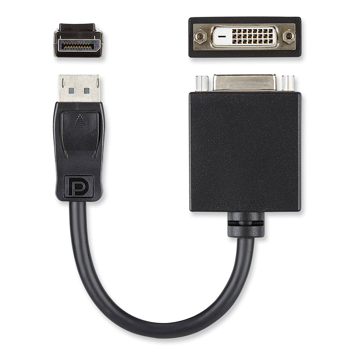Alt View 2. Belkin - DisplayPort to DVI Adapter, M/F, 1080p - DisplayPort/DVI Video Cable Adapter for Video Device, Computer, Monitor, Projec - Possibly Black.