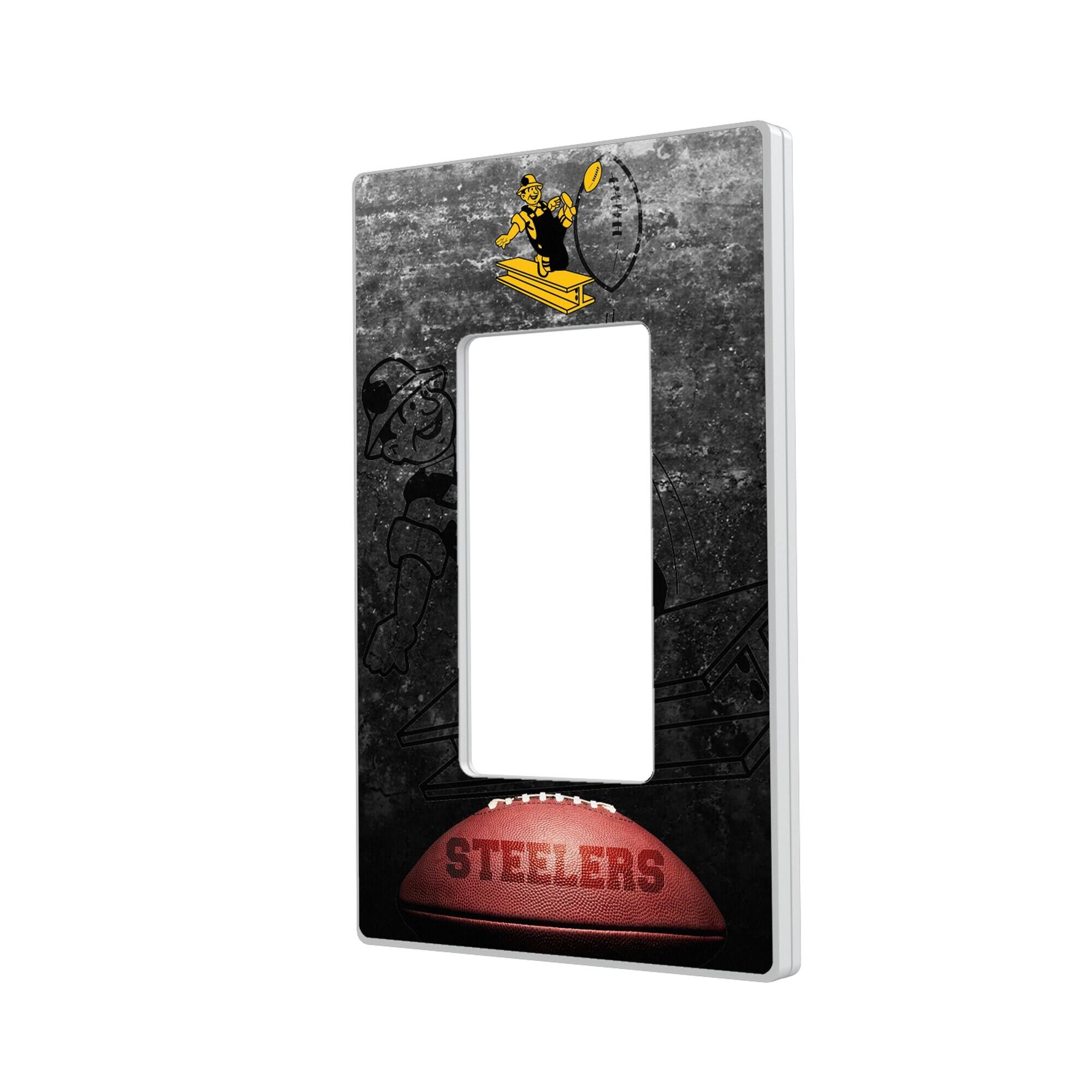 Keyscaper - Pittsburgh Steelers Legendary Design Single Rocker Lightswitch Plate - Multicolor price history on PriceWatchPro