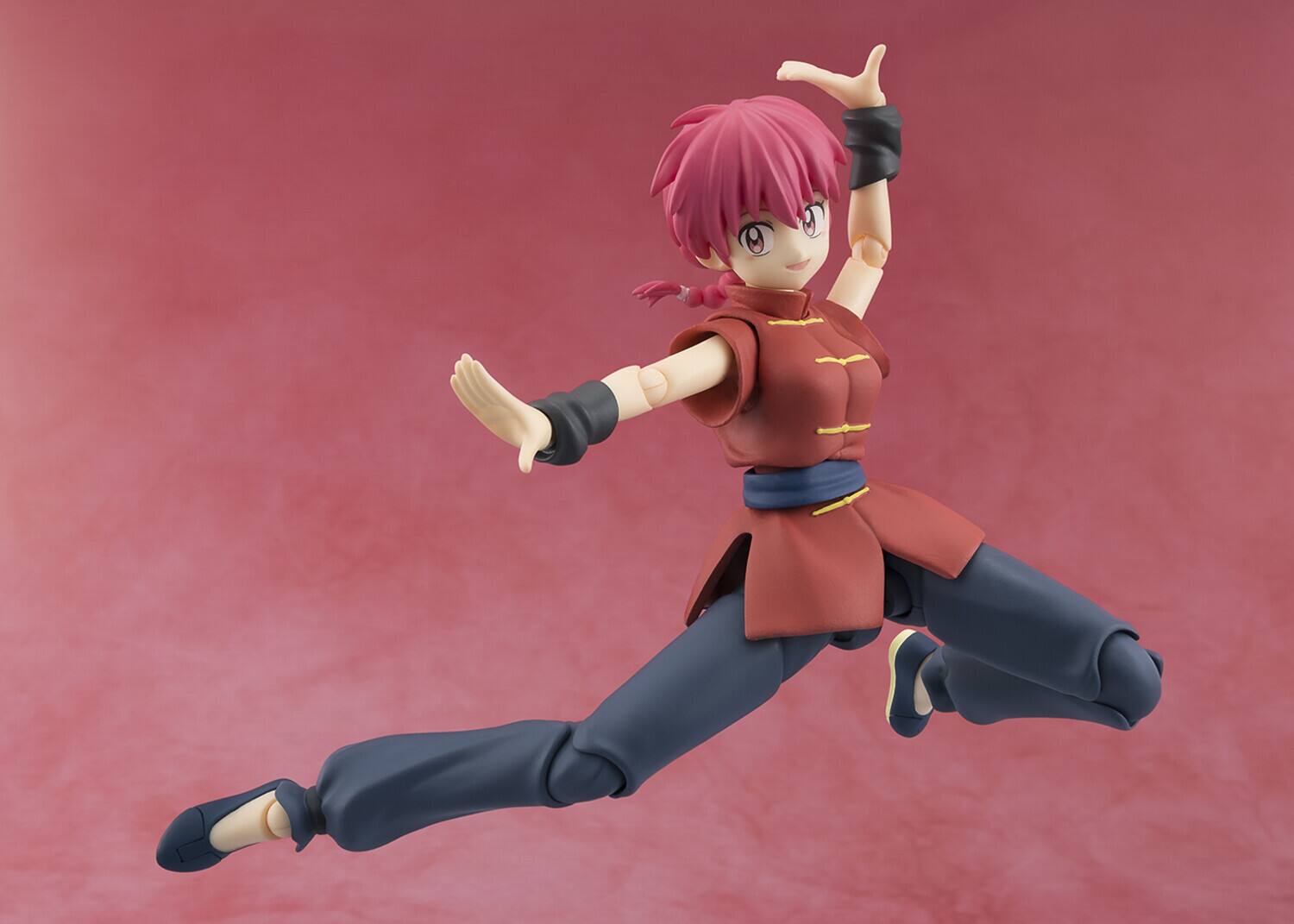 Alt View 3. PopMarket - Tamashii Nations - Ranma 1/2 - S.H.Figuarts - Ranma Action Figure   - COLLECTIBLES - Multicolor.