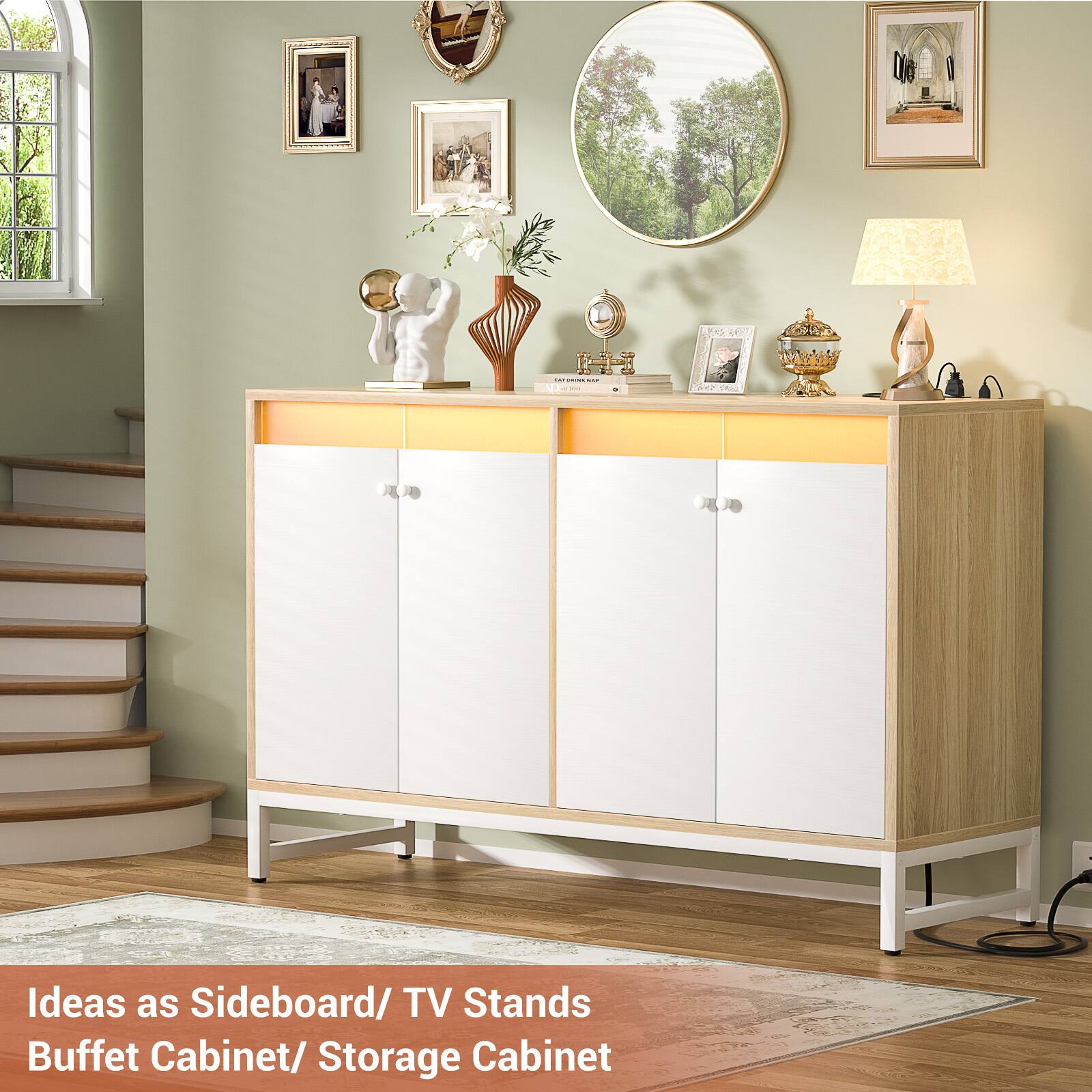 Ideas as Sideboard/ TV Stands Buffet Cabinet/ Storage Cabinet