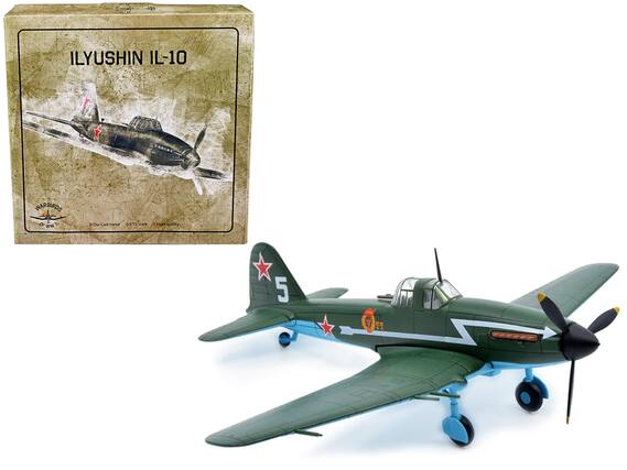 ILYUSHIN IL-10
WARBIRDS OF WW II
Die-Cast metal 1/72 scale High-quality