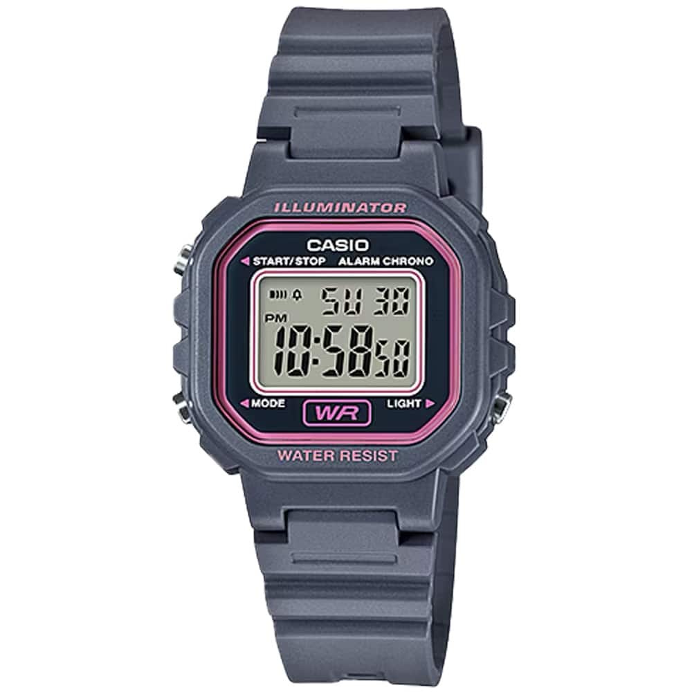 Casio - Women's Illuminator Digital Watch with And Pink Case - LA-20WH-8ACF - Gray price history on PriceWatchPro