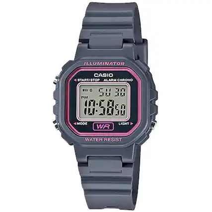 ILLUMINATOR
CASIO
START/STOP ALARM CHRONO
B11)
5B B PM 10-5858 58 MODE LIGHT WR WATER RESIST