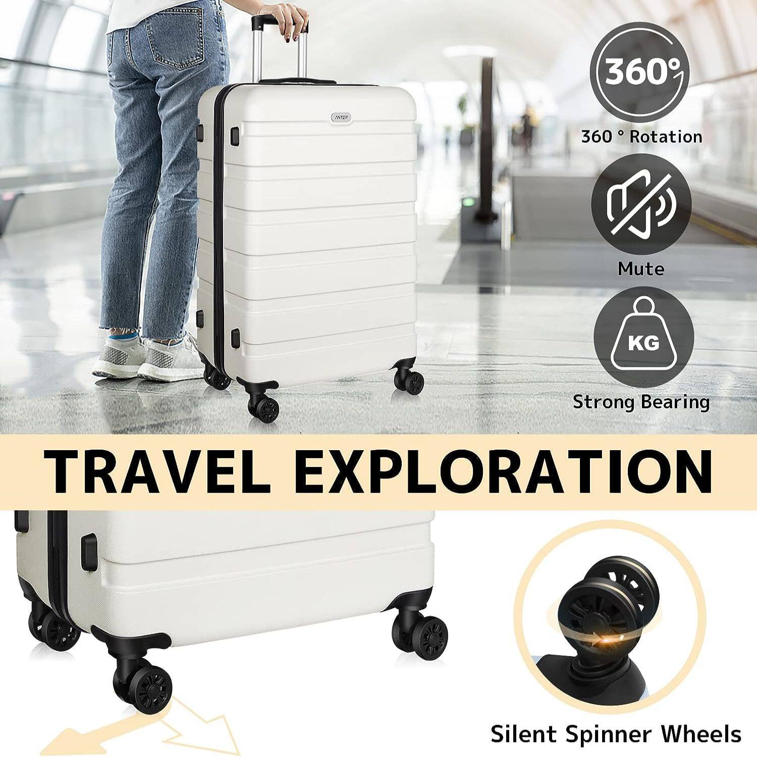 360° Rotation  
Mute  
Strong Bearing  
Silent Spinner Wheels  

TRAVEL EXPLORATION