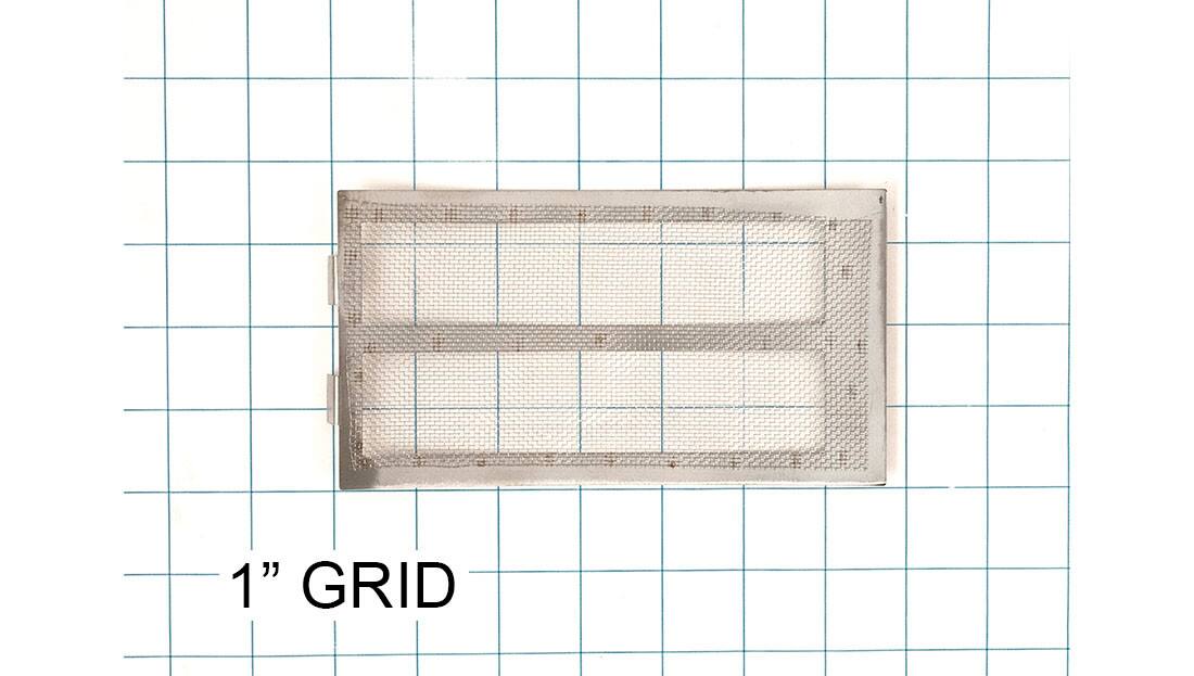 Alt View 1. Big Green Egg - Big Green Egg - BGE104069 Draft Door Replacement Mesh Panel XL doors.
