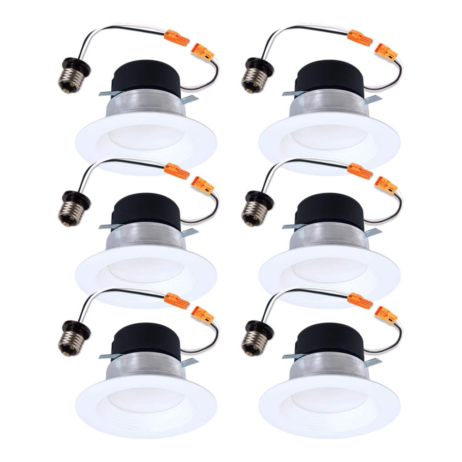 Halo - White 4 in. W LED Recessed Downlight 8 W