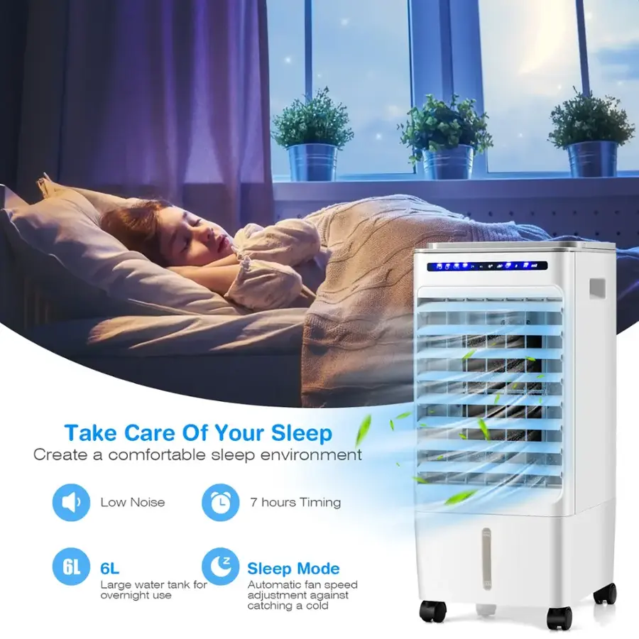 Take Care Of Your Sleep: Create a comfortable sleep environment with a low noise 7 hours timing, 19.6L large water tank for overnight use, and Z Sleep Mode for automatic fan speed adjustment against catching a cold.