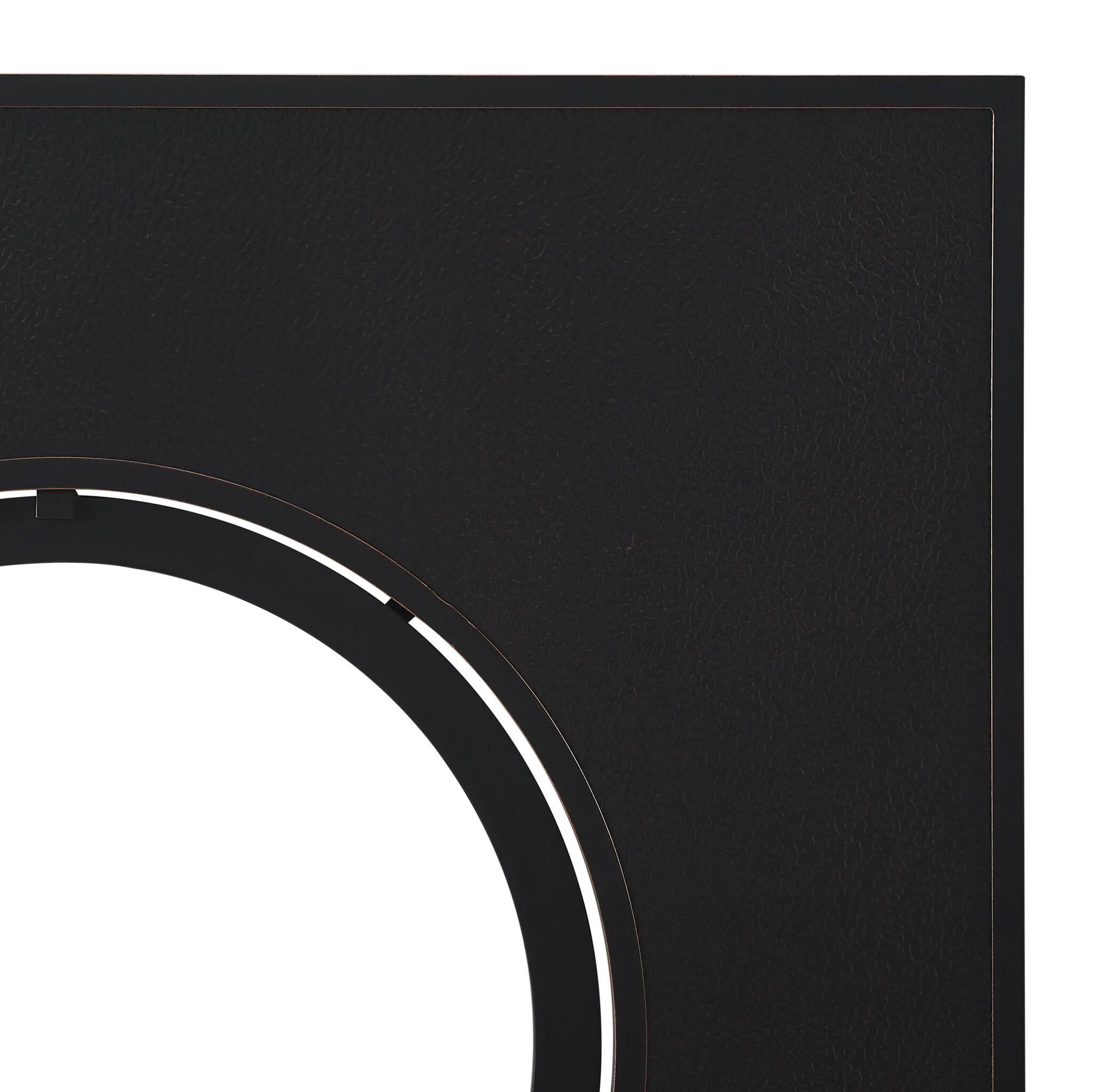 Alt View 15. Fire Sense - Dalton Square Aluminum LPG/NG Fire Pit - Antique Bronze.