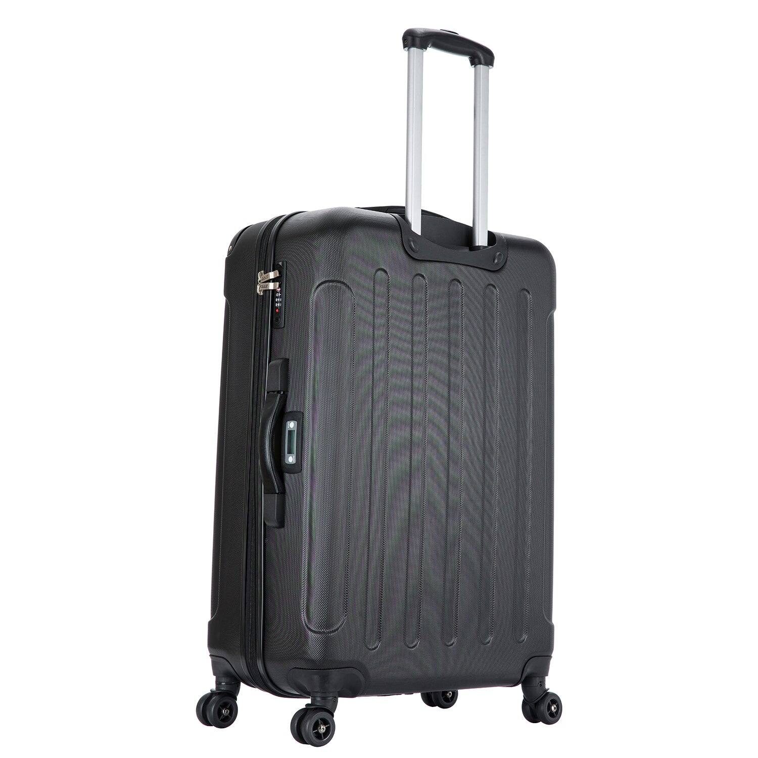 Alt View 1. DUKAP - Intely Hardside Spinner Luggage 28" with Integrated Digital Weight Scale - BLACK.