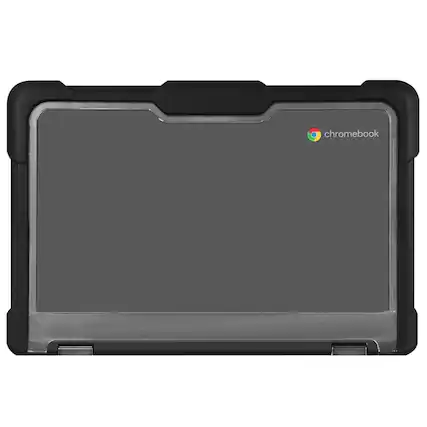 Front. SaharaCase - Lenovo 300E, 300W, 500W, 500E (2-1) Chromebook 11.6inch Case | Pro Shield Design | Anti-Shock Corners | Venture Series - Clear/Black.