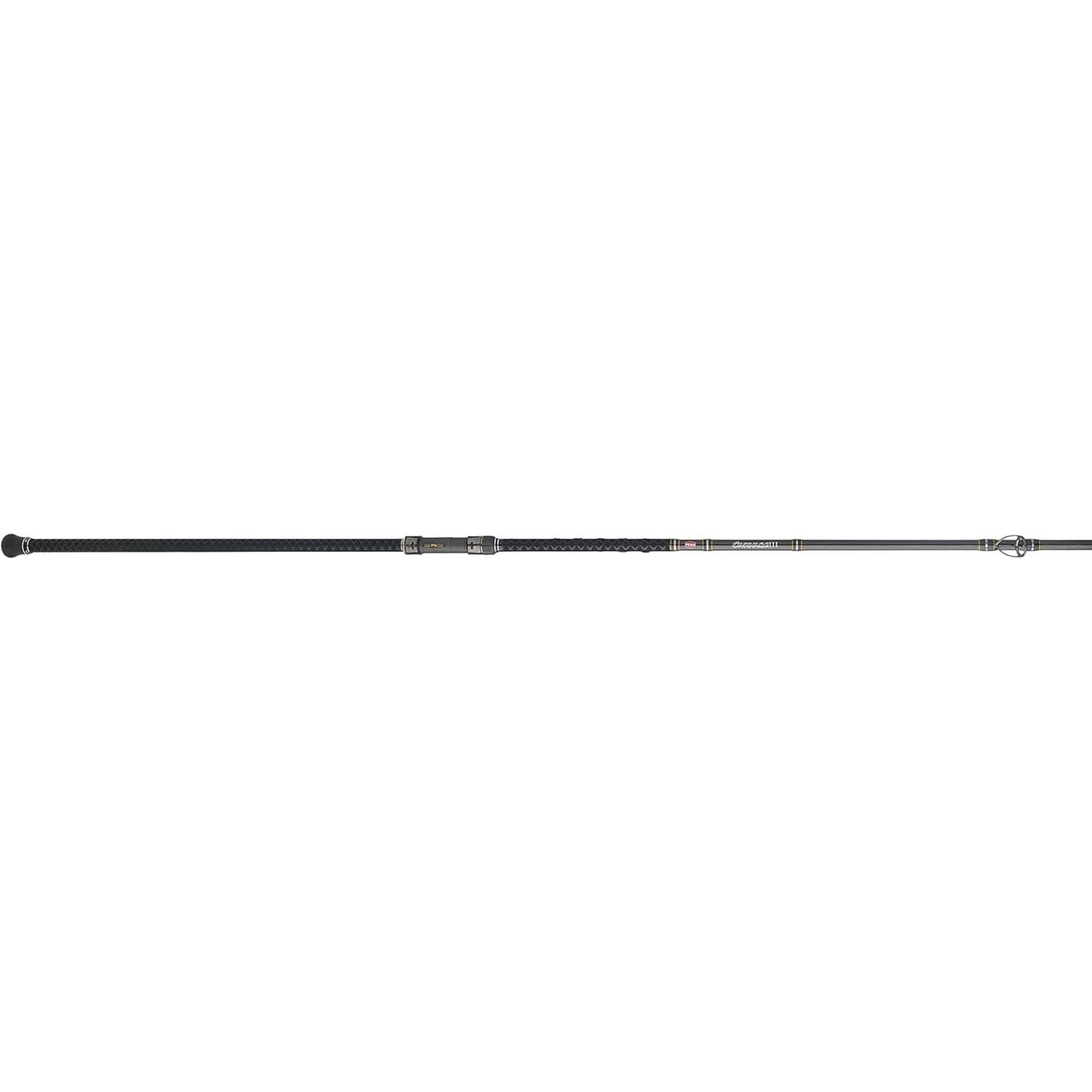Alt View 7. PENN - PENN Carnage III Conventional Surf Rod, 10' Fishing Pole, Medium Power - Silver/Black/Gold.