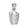 Front. Bormioli Rocco - Bormioli Rocco Dedalo Decanter, Cracked Ice Carved Glass with Airtight Stopper, 33.75 Oz - Clear.