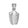 Bormioli Rocco - Dedalo Decanter, Cracked Ice Carved Glass with Airtight Stopper, 33.75 Oz - Clear