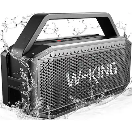 Front. Cozy Serene - Portable Loud Max Waterproof Outdoor Speakers Wireless Ipx6 Party Big Large Boombox Exlarge Deep Bass Portable Loud 100w - Default.